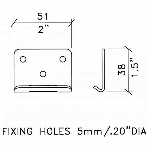 L0926Z - Penn Elcom - L0926Z - Slotted Keeper Plate