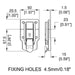 L0951N - Penn Elcom - L0951N - Lockable Draw Latch