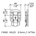 L0953N - Penn Elcom - L0953N - Lockable Draw Latch