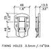 L0954N - Penn Elcom - L0954N - Non-Locking Draw Latch