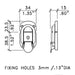 L0955C - Penn Elcom - L0955 - Lockable Draw Latch