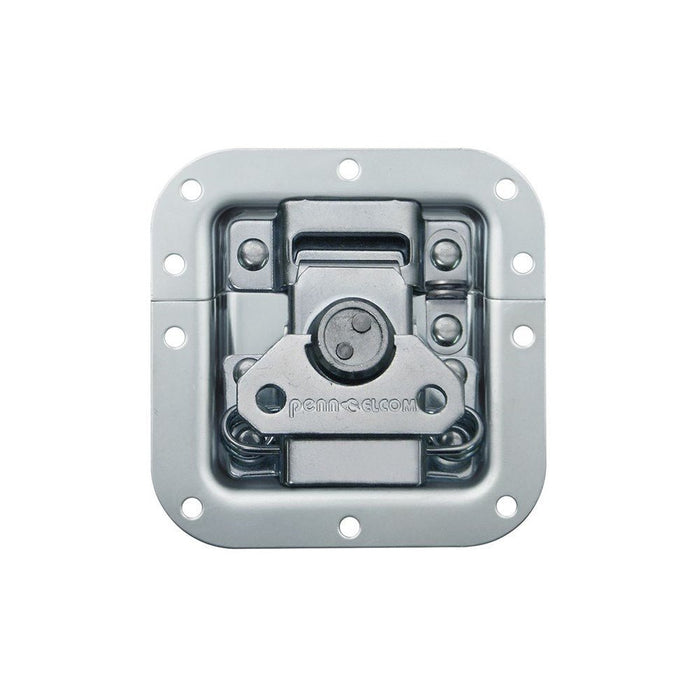 L905/928/10PBZ - Penn Elcom - L905/928/10PBZ - Medium Butterfly Latch in Plain Dish - Padlockable