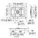 L944/525MOL - Penn Elcom - L944/525MOL - Large MOL Latch in Plain Dish