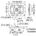 L944/527/10MOL3 - Penn Elcom - L944/527/10MOL3 - Large MOL Latch in Offset Dish