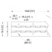 P81506Z - Penn Elcom - P81506Z - 76mm Double Hinge, Punched