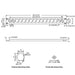 R1269/1UK/16 - Penn Elcom - R1269/1UK/16 - Punched Panel for 16 x D-Series Connectors