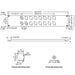 R1269/2UK/16 - Penn Elcom - R1269/2UK/16 - Punched Panel for D-Series Connectors