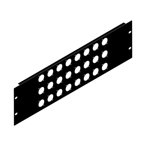 R1269/3UK/24 - Penn Elcom - R1269/3UK/24 - Punched Panel for 24 x D-Series Connectors