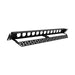 R1270-1U-12 - Penn Elcom - R1270-12 - 1U Reversable Rack Panels With Lacing Bar - Punched for 12 x D-Series Connectors.