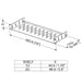 R1297-152/2UK - Penn Elcom - R1297-152/2UK - 2U Clamping Rack Shelf - 152mm Deep.