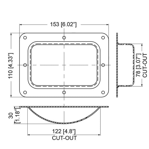 W0962Z - Penn Elcom - W0962Z - Castor Dish For All 100mm and Unbraked 75mm Castors