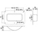W0968Z - Penn Elcom - W0968Z - Recessed Castor Dish.