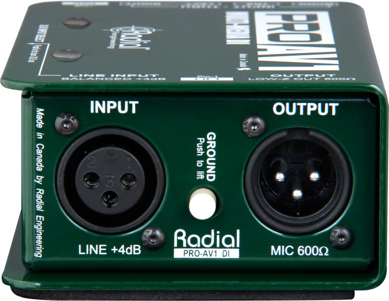Radial Engineering - ProAV1 - Single Channel Passive Multimedia Direct Box.