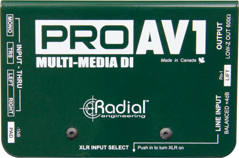 Radial Engineering - ProAV1 - Single Channel Passive Multimedia Direct Box.