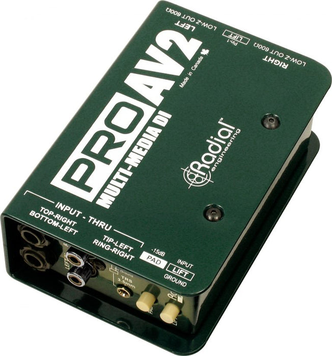 Radial Engineering - ProAV2 - Stereo Passive Multimedia Direct Box.