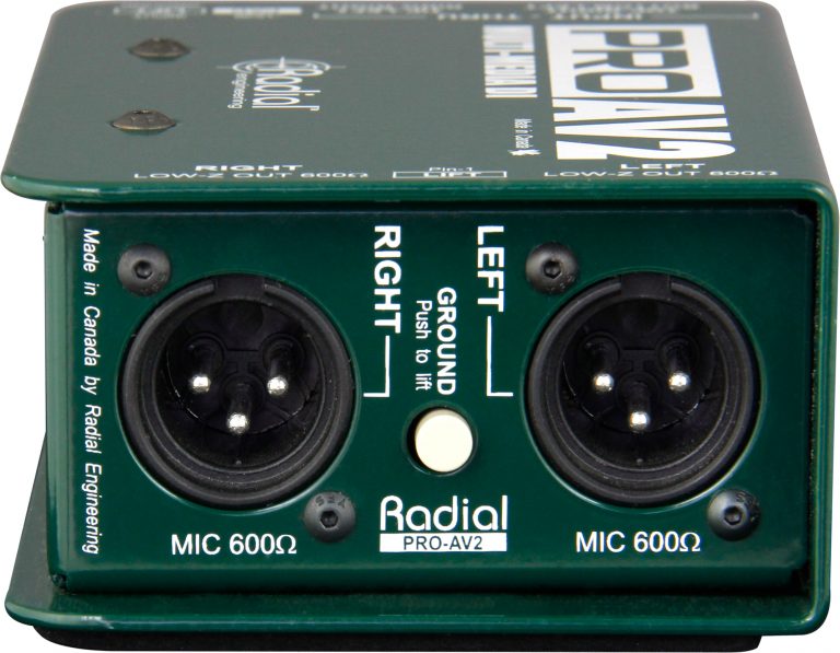 Radial Engineering - ProAV2 - Stereo Passive Multimedia Direct Box.
