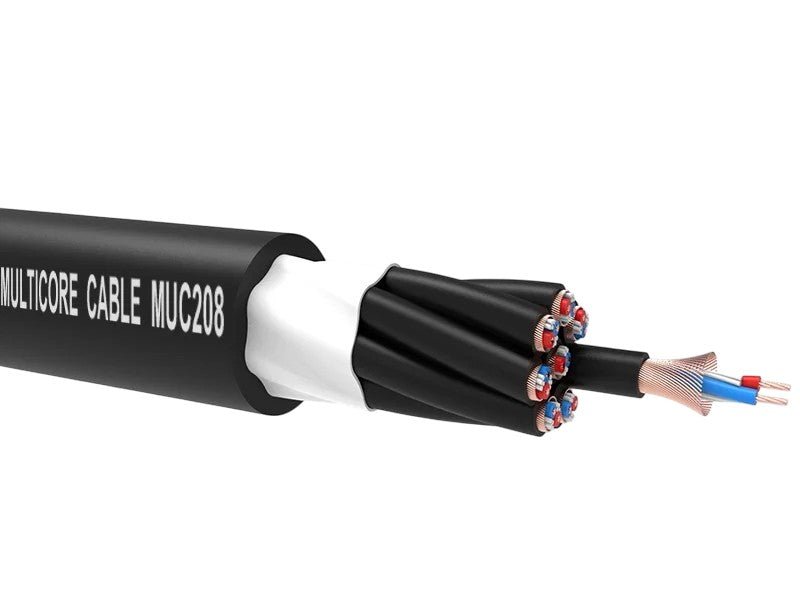 PL-C-MUC208 - ProLink - MUC208 - 8-way Analog Audio Multi-pair Cable - Spiral Shielding
