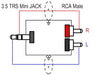 PL-C01-3-RCA-2M - ProLink - PL-C01-3-RCA-2M - 2m 3.5mm Jack to 2 x RCA's.