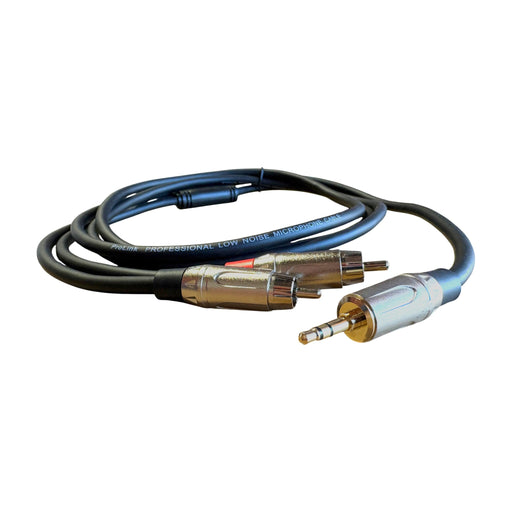 PL-C01-3-RCA-2M - ProLink - PL-C01-3-RCA-2M - 2m 3.5mm Jack to 2 x RCA's.