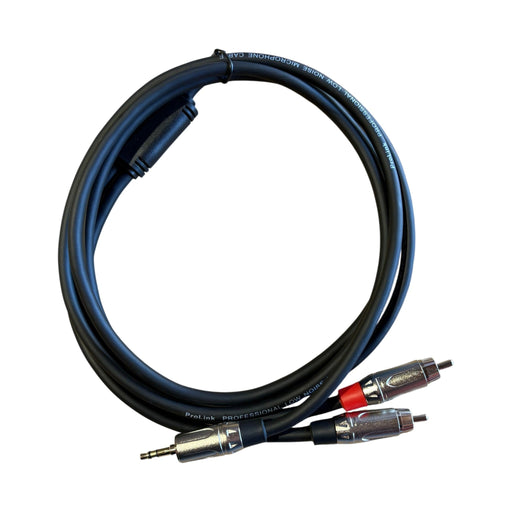 PL-C01-3-RCA-2M - ProLink - PL-C01-3-RCA-2M - 2m 3.5mm Jack to 2 x RCA's.