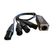 PL-CAT-3M - Prolink - PL-CAT-3M - 4 Channel 3-Pin XLR Male to Single Ethercon Multi tails.