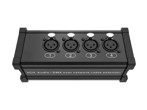 PL-CATBOX-3F - Prolink - PL-CATBOX-3F - EtherCON -4x 3-pin XLR Female Split Box.