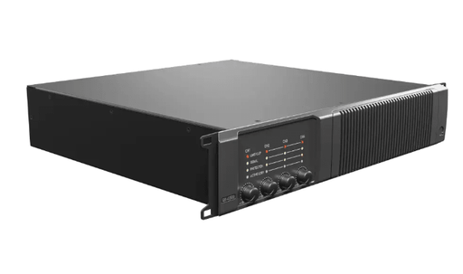 QX41500 - Quest - QX41500 - 4 x Channel Power amplifier, 1500W per ch,4Ω-16Ω, 70v-100v, analogue input. Optional Dante/AES67 Version.