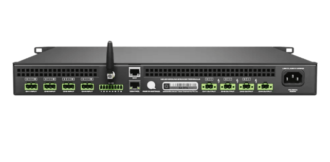 QXD2K - Quest - QXD2K - 4Ch Power Amplifier, 2000W, 1U, DSP, Networkable. Optional Dante/AES67 Version.