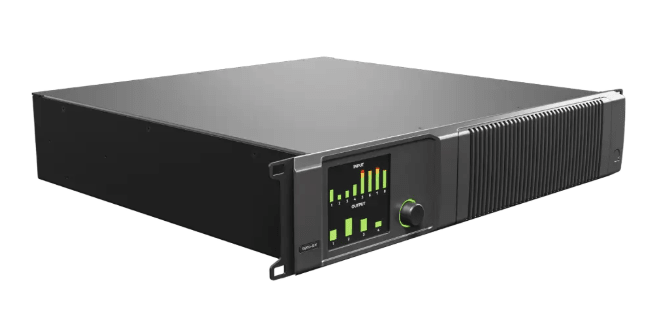 QXD5K - Quest - QXD5K - 4Ch Power Amplifier, 5000W, 2U, DSP, Networkable. Optional Dante/AES67 Version.