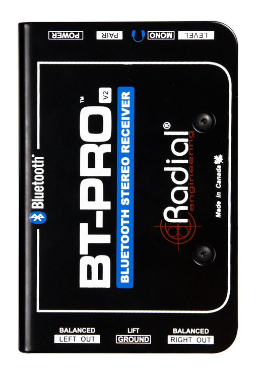 BT-PRO-V2 - Radial Engineering - BT Pro V2 - Stereo BlueTooth Direct Box.