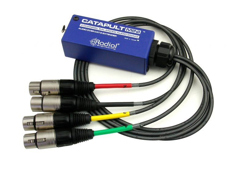 CAT-MINI-TX - Radial Engineering - Catap-Mini-TX - 4-Channel Cat 5 Audio Snake Transmitter.