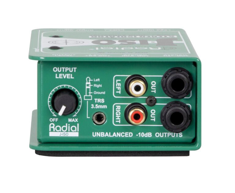J-ISO - Radial Engineering - J-ISO - Stereo +4dB to -10dB Converters And Isolator.