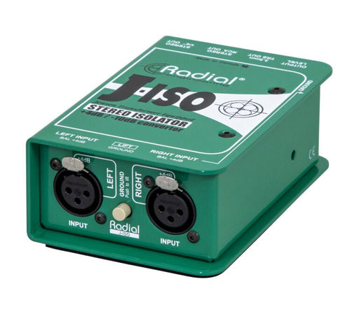 J-ISO - Radial Engineering - J-ISO - Stereo +4dB to -10dB Converters And Isolator.
