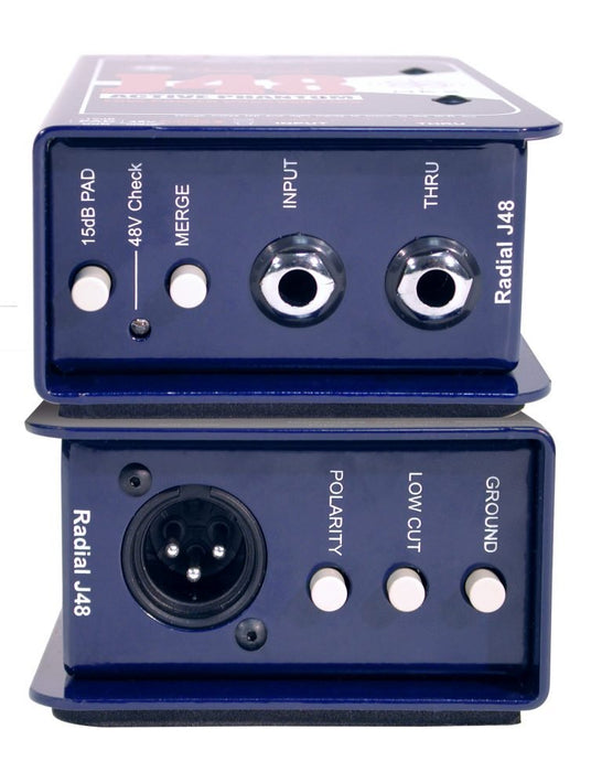 J48 - Radial Engineering - J48 - Phantom Powered Active Direct Box.
