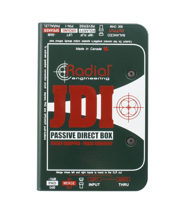 JDI - Radial Engineering - JDI - Passive Single Channel Direct Box.