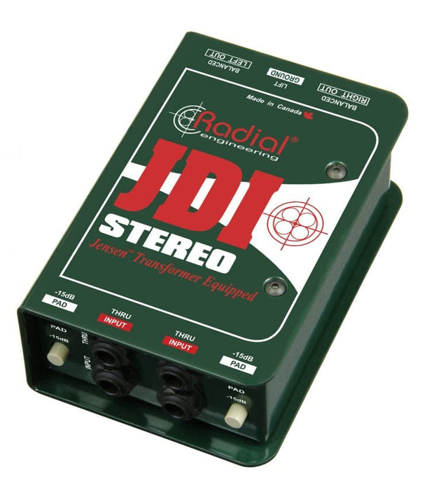 JDI-STEREO - Radial Engineering - JDI-Stereo - Passive 2-Channel Direct Box.