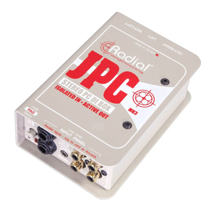 JPC - Radial Engineering - JPC - Active stereo PC direct box