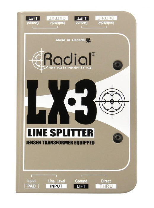 LX-3 - Radial Engineering - LX-3 - Passive Line-Level Splitter.