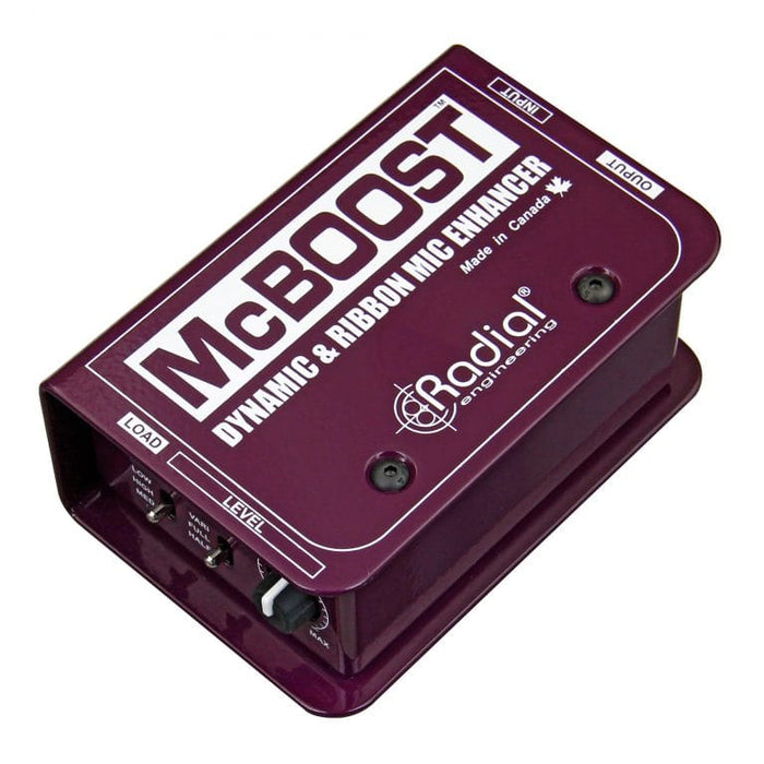 MCBOOST - Radial Engineering - McBoost - Microphone Signal Intensifier.