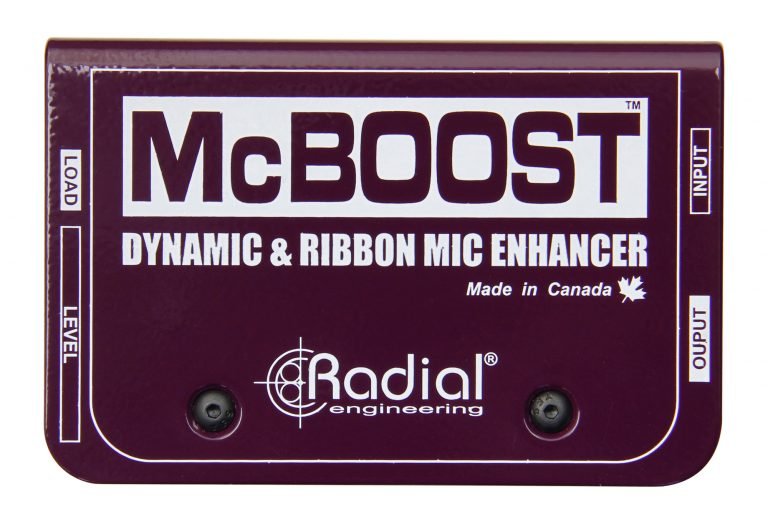 MCBOOST - Radial Engineering - McBoost - Microphone Signal Intensifier.