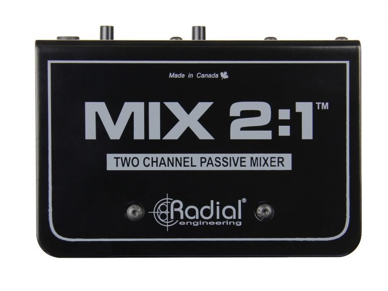 MIX-2:1 - Radial Engineering - MIX-2:1 - Two-channel Audio Combiner & Mixer.
