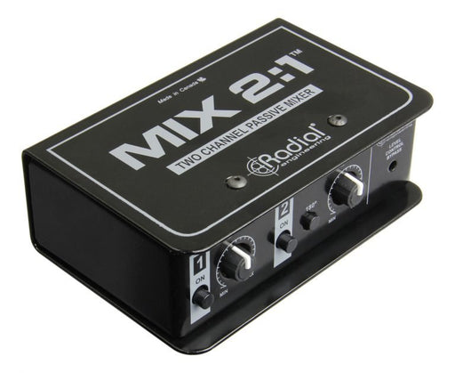 MIX-2:1 - Radial Engineering - MIX-2:1 - Two-channel Audio Combiner & Mixer.