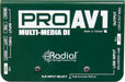PROAV1 - Radial Engineering - ProAV1 - Single Channel Passive Multimedia Direct Box.