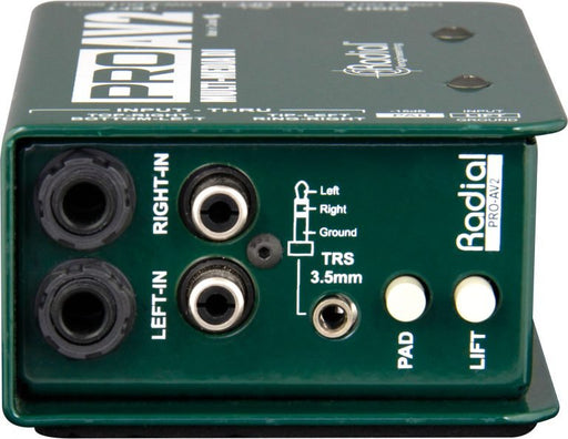PROAV2 - Radial Engineering - ProAV2 - Stereo Passive Multimedia Direct Box.