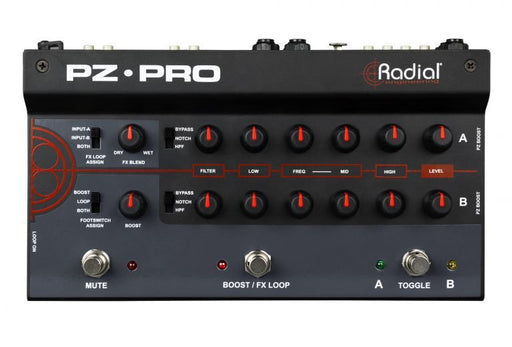 PZ-PRO - Radial Engineering - PZ-PRO - 2-Channel Acoustic Instrumental Preamp.