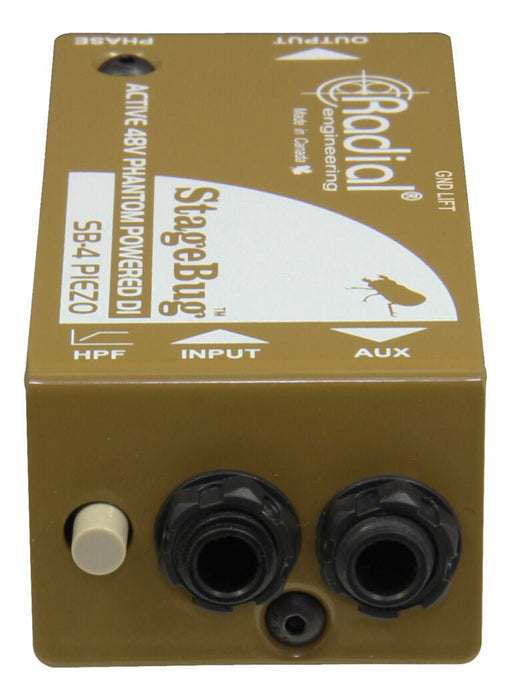 SB-4 - Radial Engineering - StageBug SB-4 - Active Stereo for Piezo Pickup.