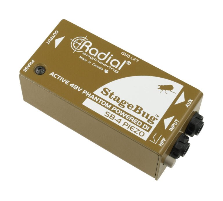 SB-4 - Radial Engineering - StageBug SB-4 - Active Stereo for Piezo Pickup.