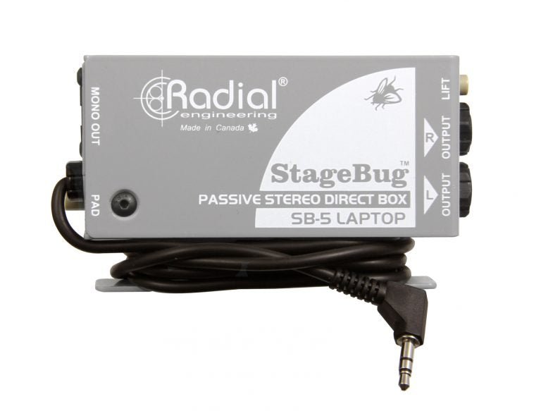 SB-5 - Radial Engineering - StageBug SB-5 - Passive Stereo Direct Box For Laptops & Mobile Devices.
