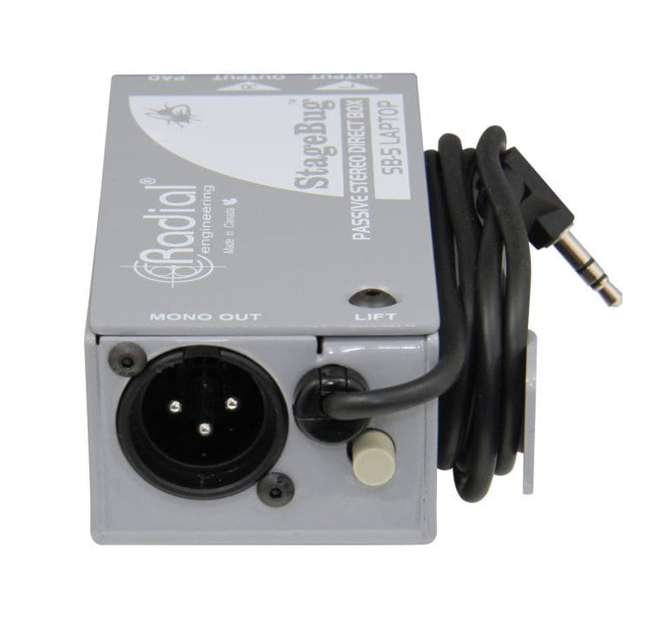 SB-5 - Radial Engineering - StageBug SB-5 - Passive Stereo Direct Box For Laptops & Mobile Devices.