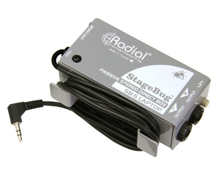 SB-5 - Radial Engineering - StageBug SB-5 - Passive Stereo Direct Box For Laptops & Mobile Devices.